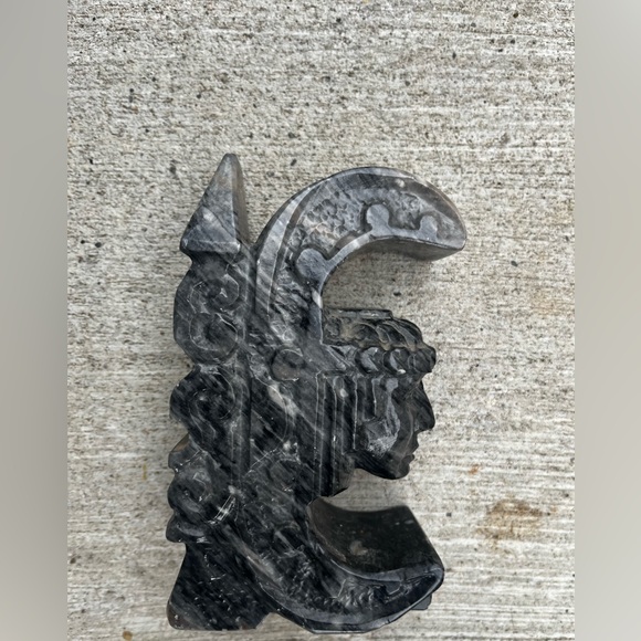 Aztec Detailed Marble Cut Statue 935g - Picture 2 of 6